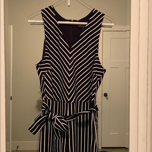 Banana Republic Blue and White Romper - Picture 2 of 5